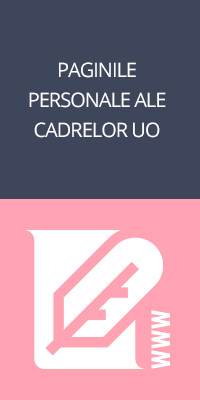 Site-urile personale ale cadrelor didactice UO